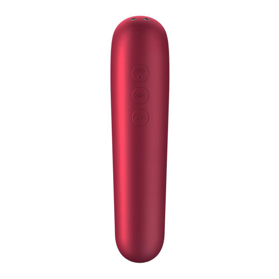 Satisfyer App Enabled Dual Love Clitoral Massager Red