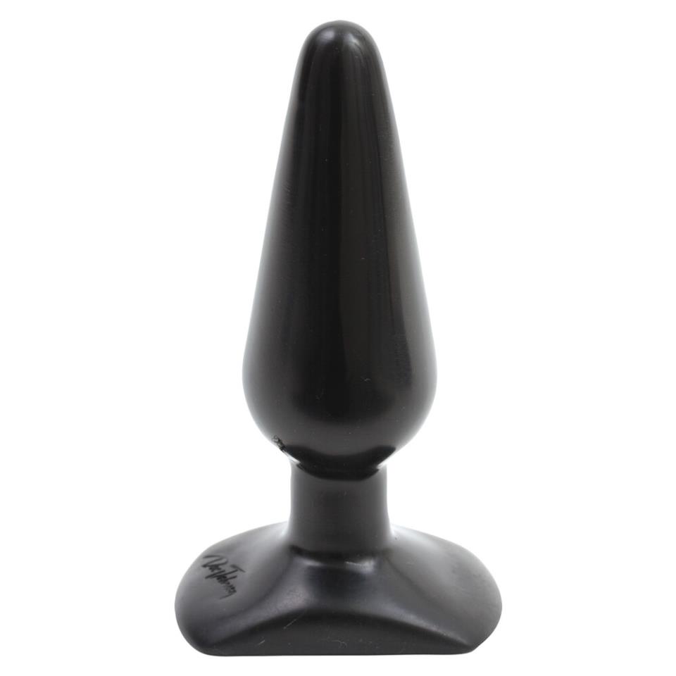 Classic Smooth Butt Plug Medium Black