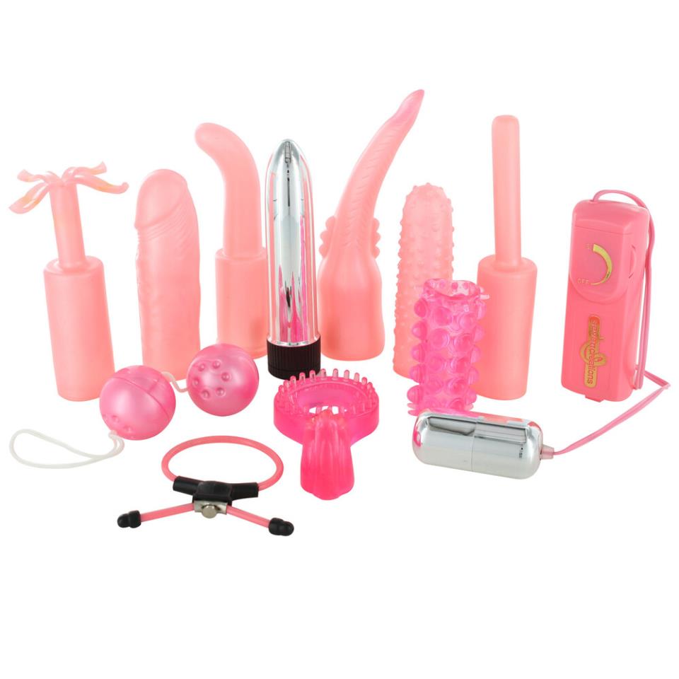 Dirty Dozen Sex Toy Kit Pink