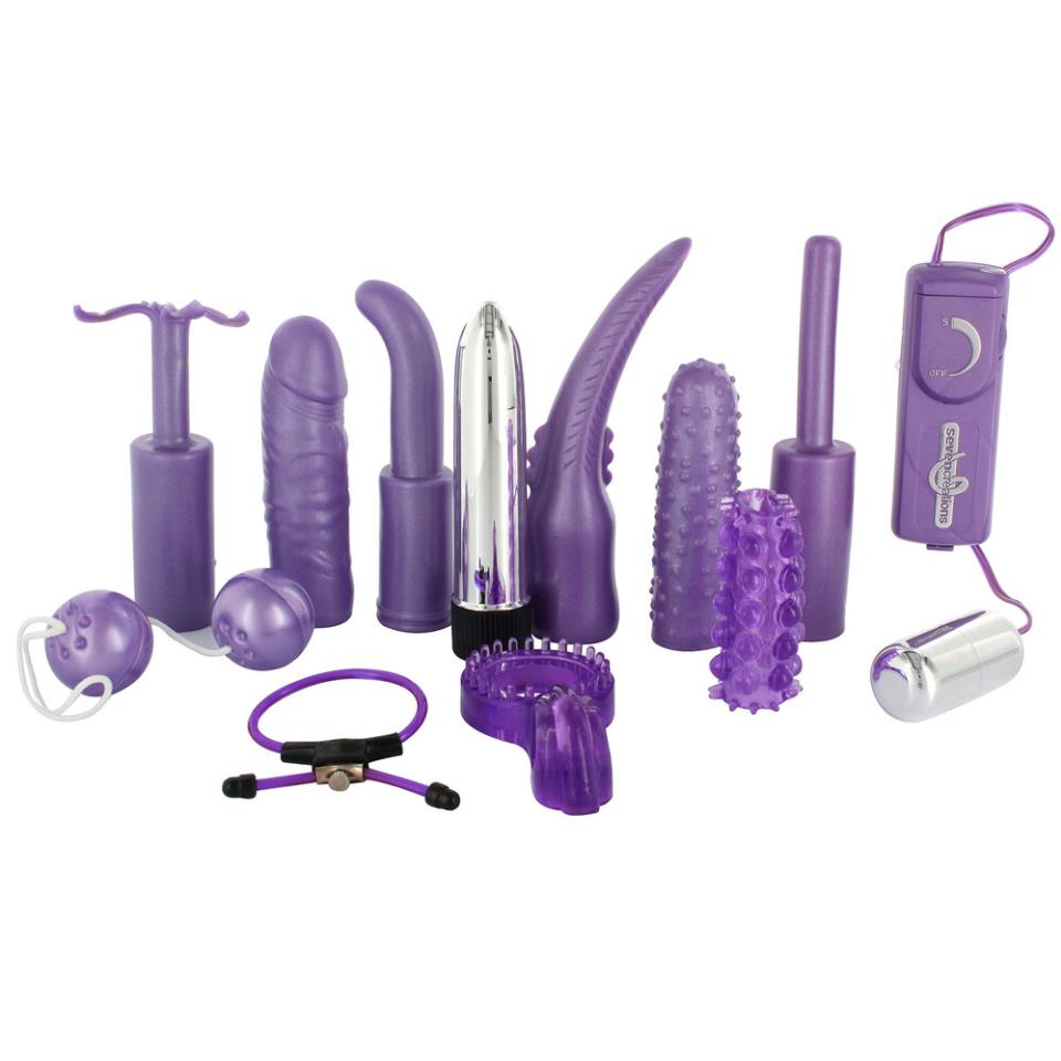 Dirty Dozen Sex Toy Kit Purple