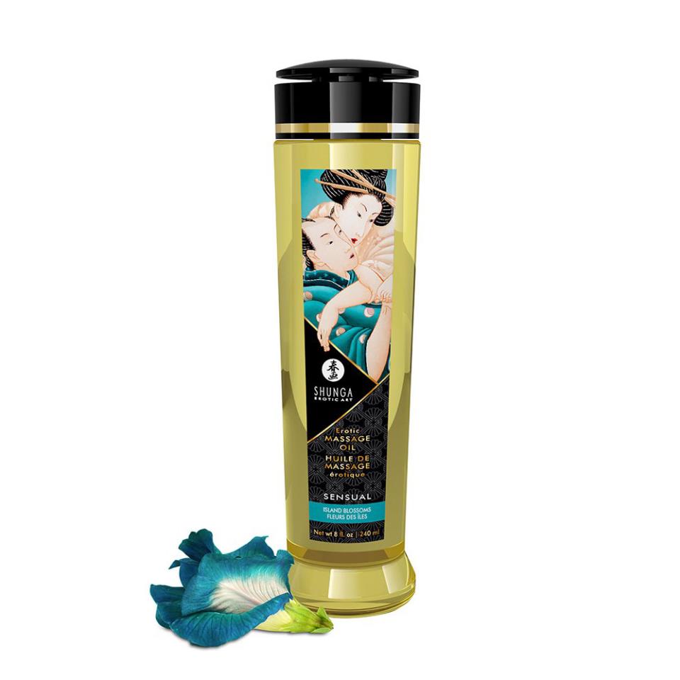 Shunga Massage Oil Sensual Island Blossoms 240ml