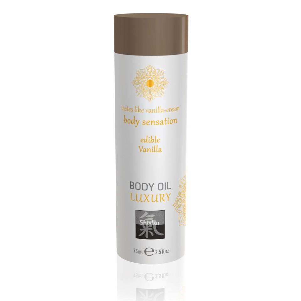 Shiatsu Luxury Body Oil Edible Vanilla 75ml