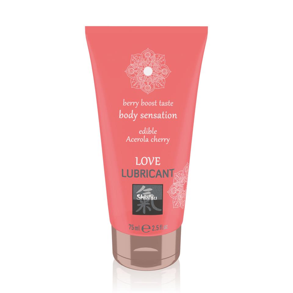 Shiatsu Love Lubricant Edible Acerola Cherry 75ml