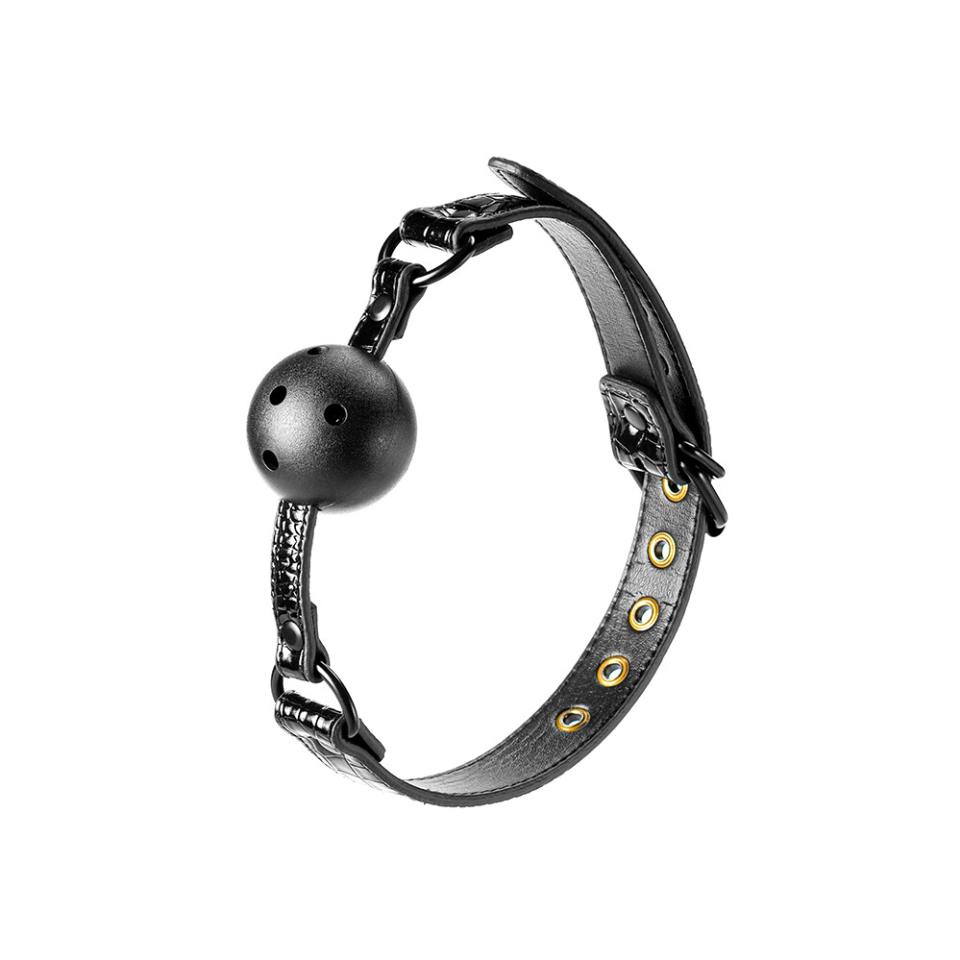 Blaze Luxury Fetish Ball Gag Black