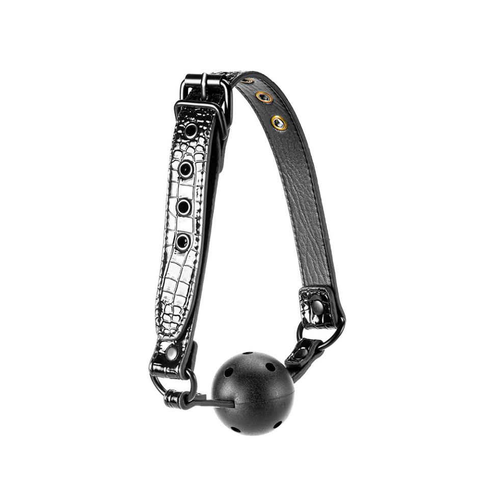 Blaze Luxury Fetish Ball Gag Black