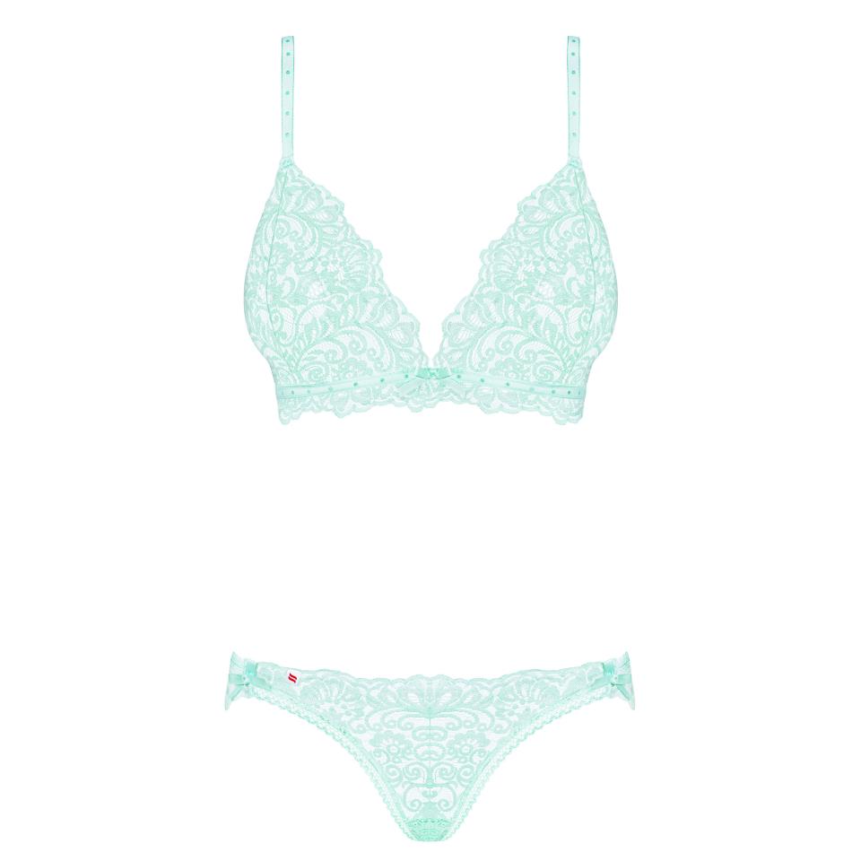 Obsessive Delicanta Set Mint Bra And Panties