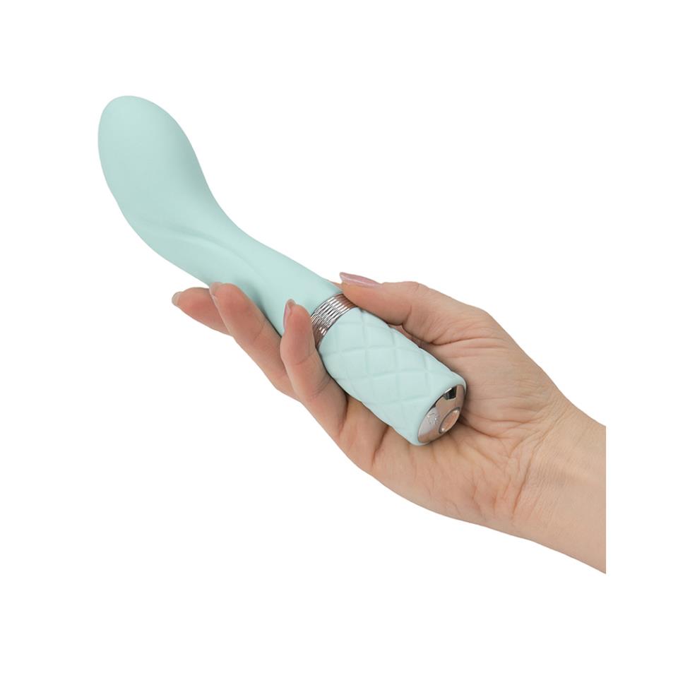 Pillow Talk Sassy GSpot Rechargeable Vibrator Teal