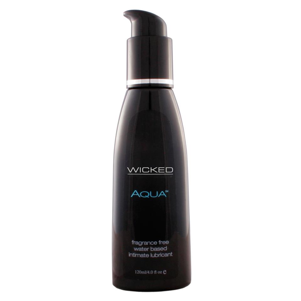 Wicked Aqua Fragrance Free Water Based Lube 120ml