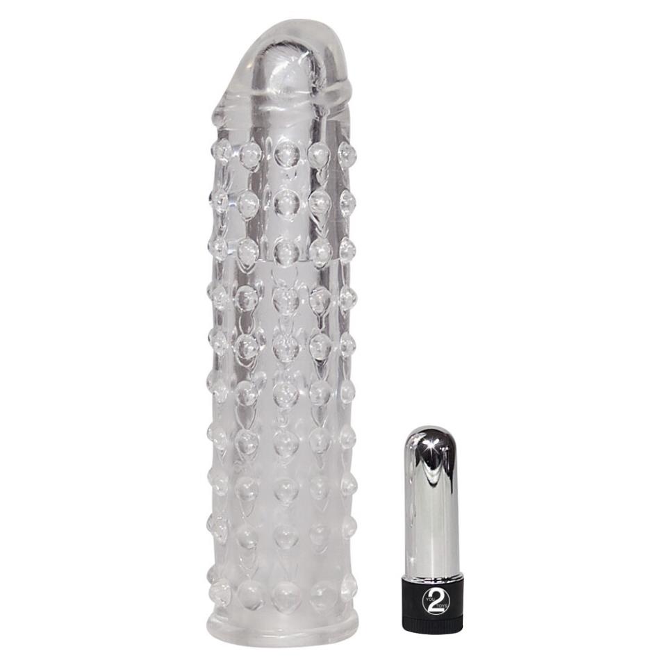 Clear Vibrating Penis Sleeve