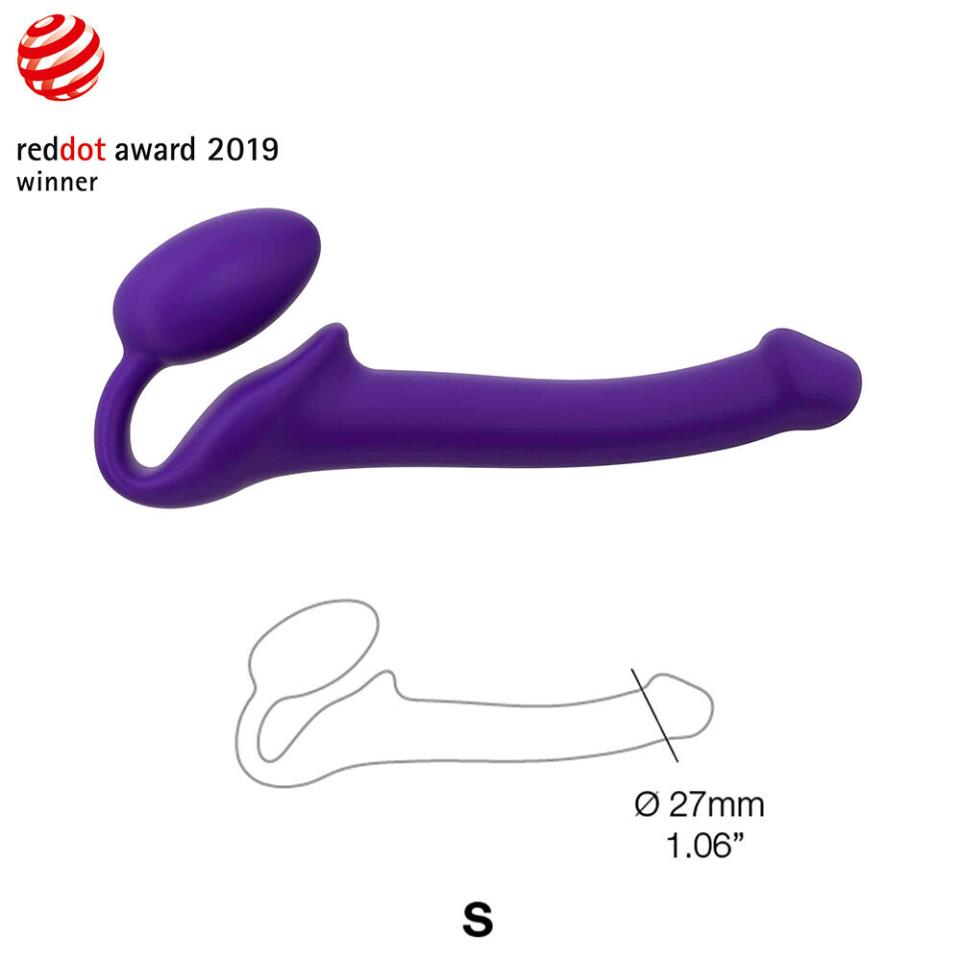 Strap On Me Silicone Bendable Strapless Strap On Small Purple