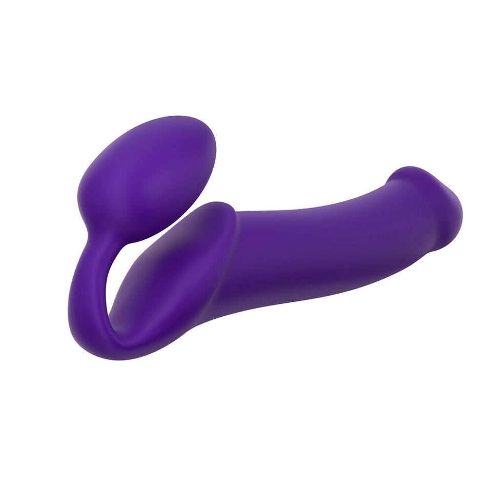 Strap On Me Silicone Bendable Strapless Strap On Medium Purple