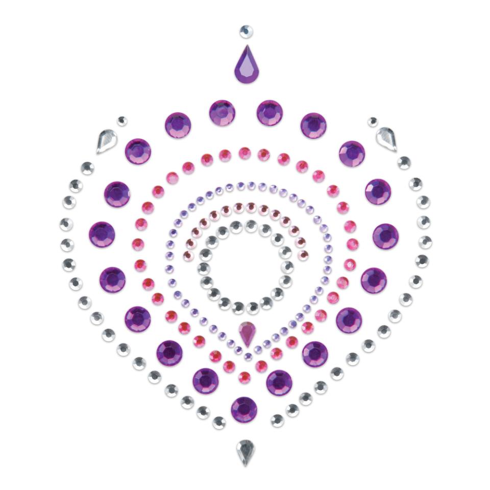 Bijoux Indiscrets Flamboyant Rhinestone Jewellery Purple Pink