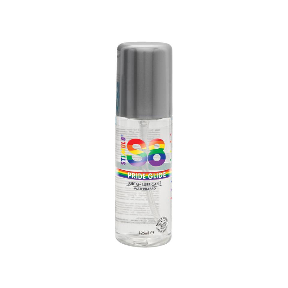 S8 Pride Glide Water Based Lubricant 125ml