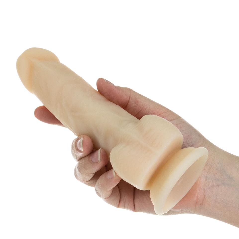 Naked Addiction 7 Inch Rotating and Vibrating Dong