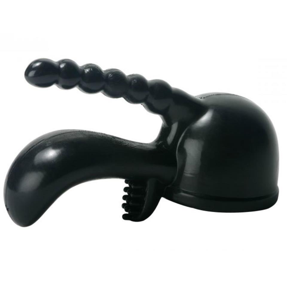 XR Triple Pleaser Wand Attachment Black