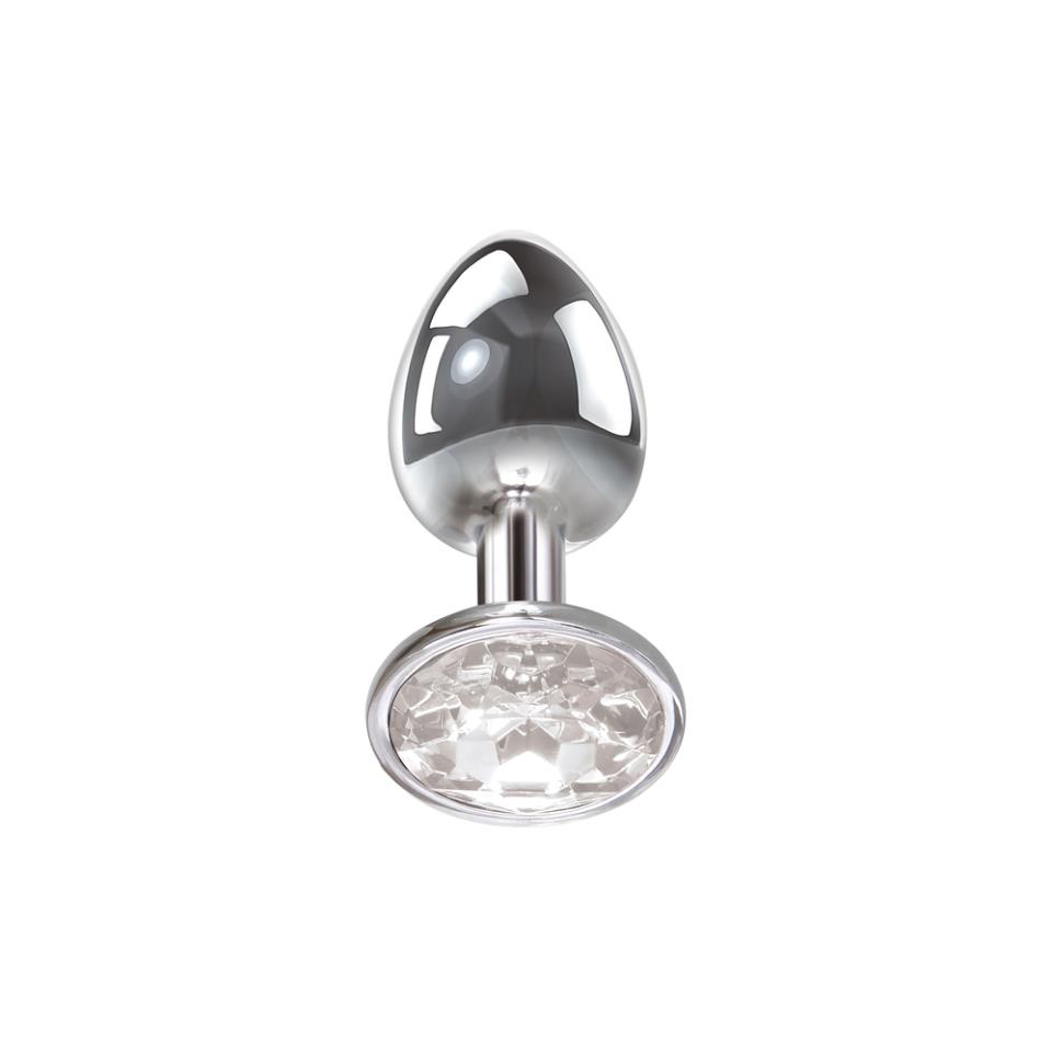 Adam And Eve Clear Gem Anal Plug Medium