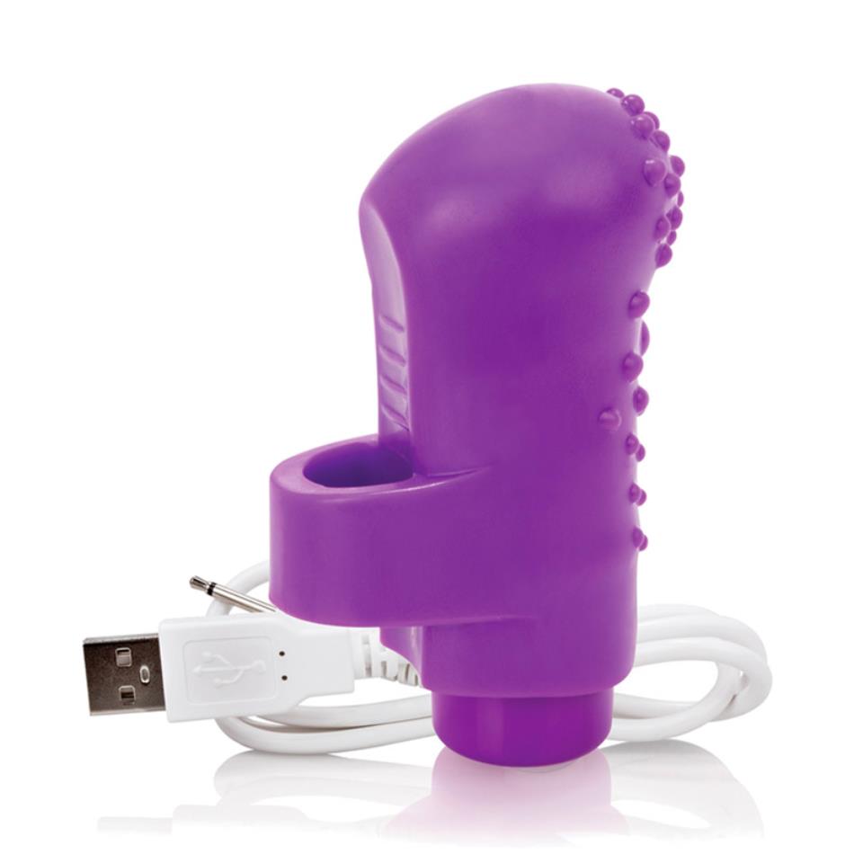 Screaming O Charged FingO Purple Mini Vibrator