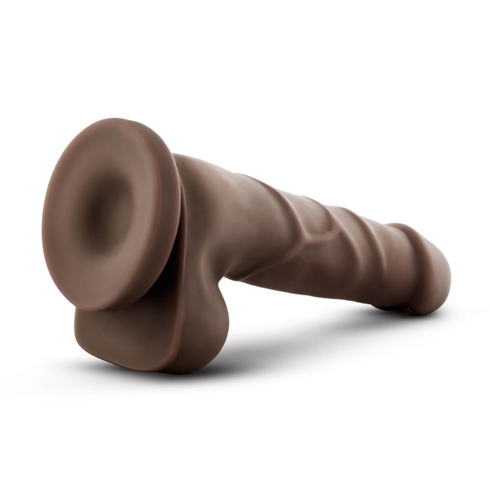 Dr Skin Realistic Cock Basic 7 Inch  Chocolate Dildo