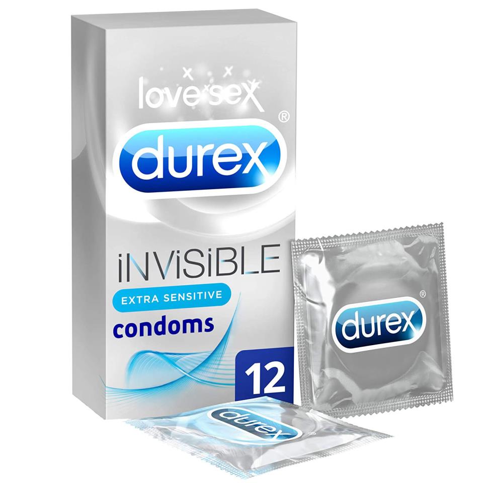 Durex Invisible Extra Sensitive Condoms 12 Pack