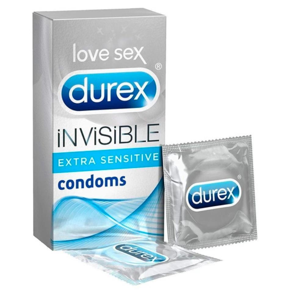 Durex Invisible Extra Sensitive Condoms 6 Pack