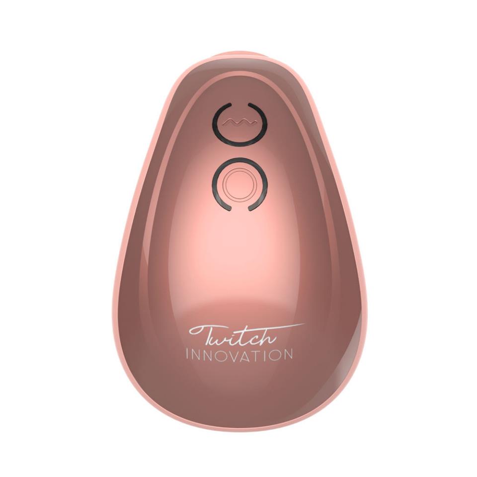 Twitch Rose Gold Hands Free Suction And Vibration Toy