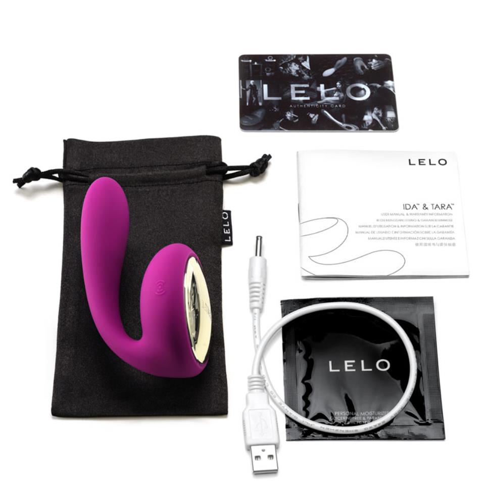 Lelo Tara Rotating Vibrating Clitoral GSpot Massager Rose