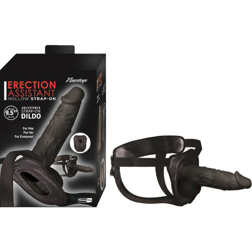 Erection Assistant Hollow Strap On 9.5 Inch