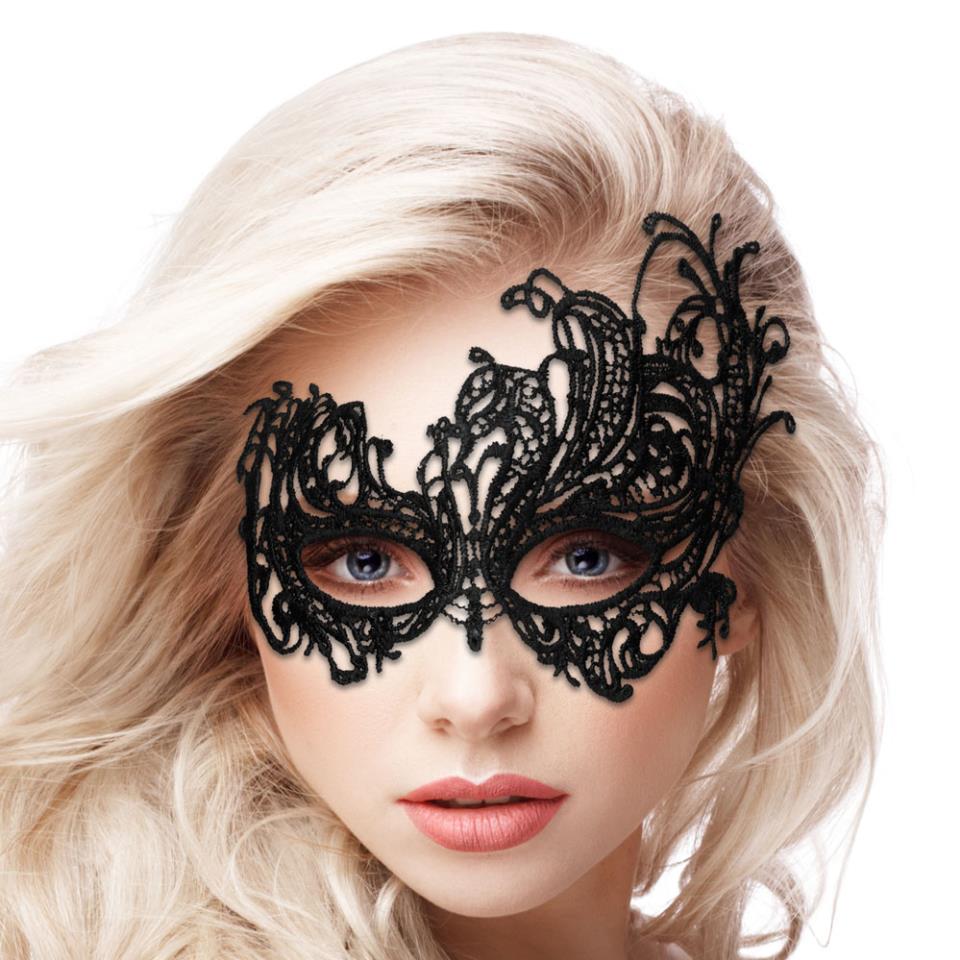 Ouch Royal Black Lace Mask