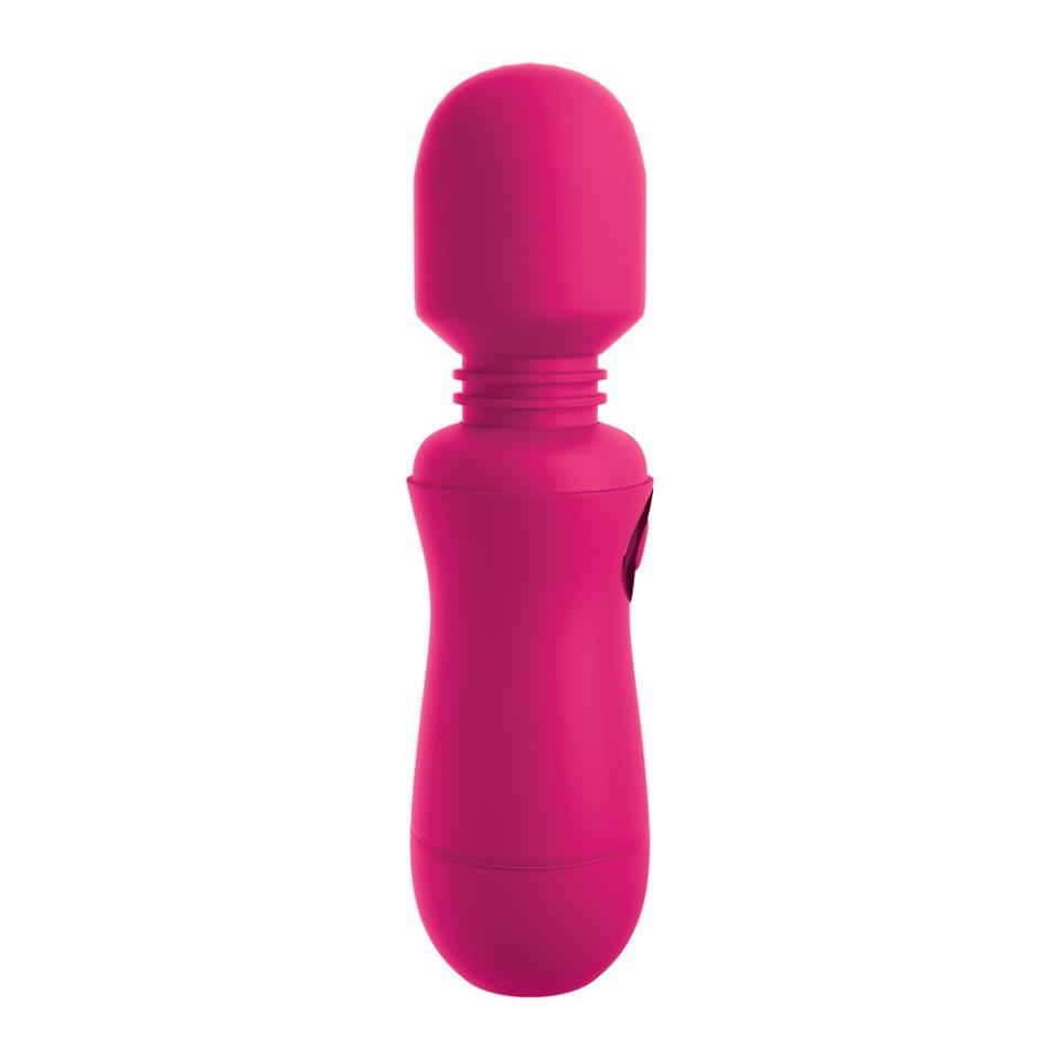 OMG Silicone Rechargeable Wand Pink