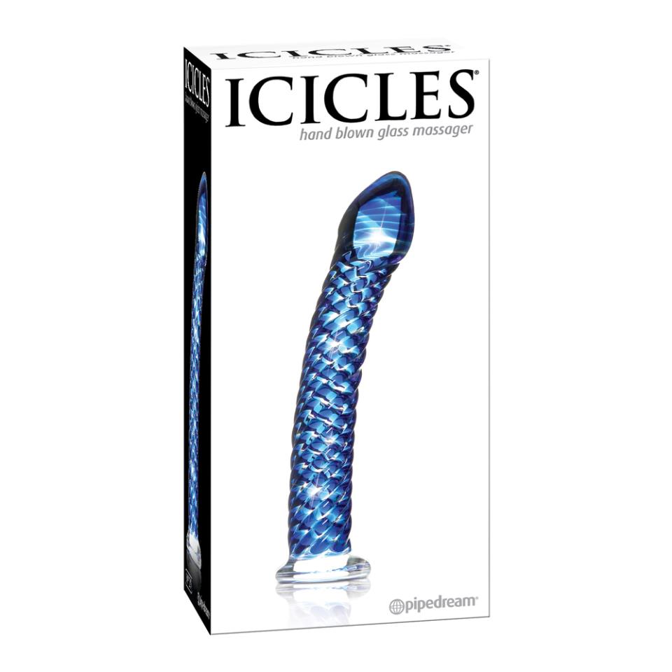 Icicles 29 Hand Blown Glass Massager