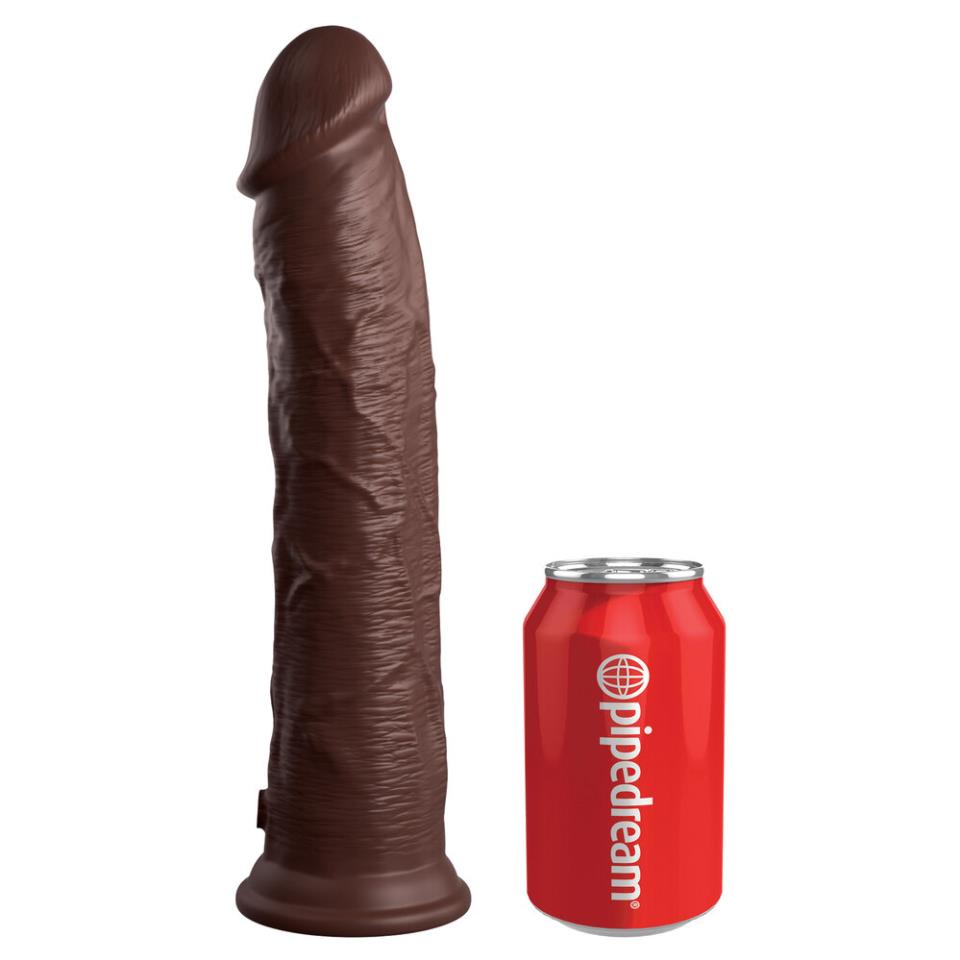 King Cock Elite 11 Inch Dual Density Cock Flesh Brown