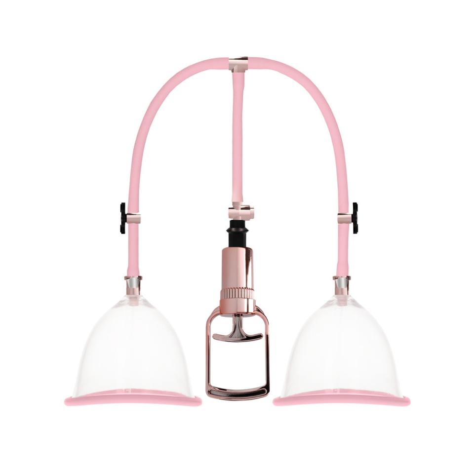 Pumped Breast Pump Medium Rose Gold