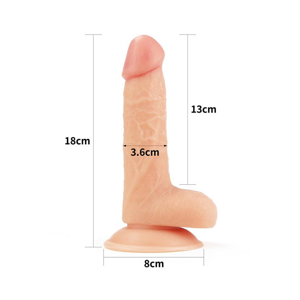 Lovetoy 7 Inch The Ultra Soft Dude Dildo