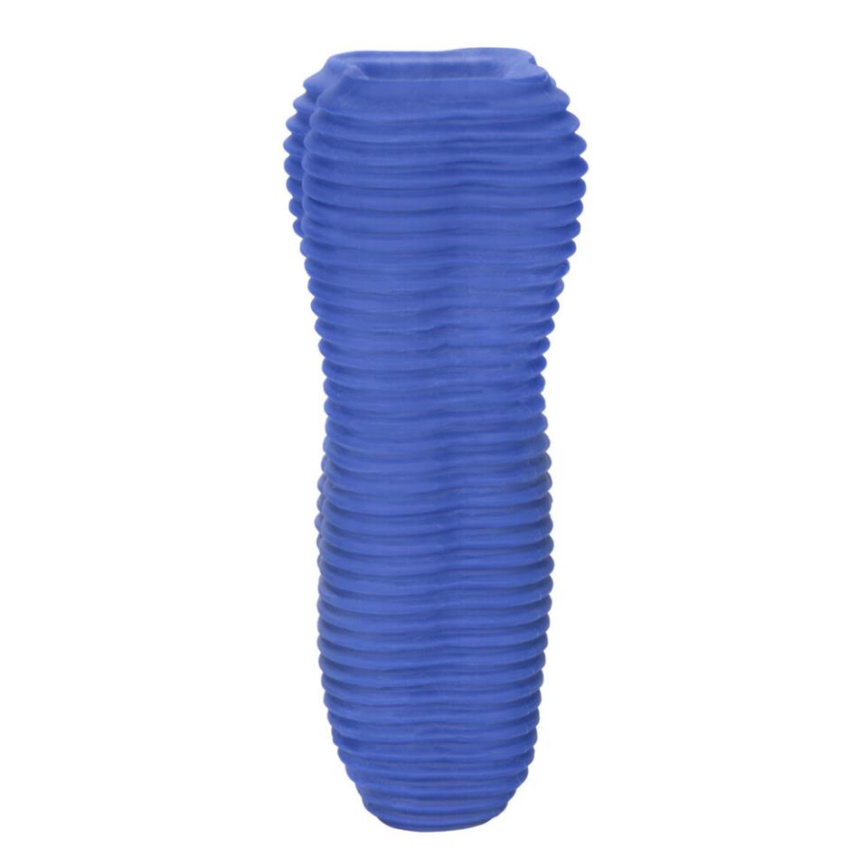 Apollo Stroker Closed End Textured Masturbator Blue