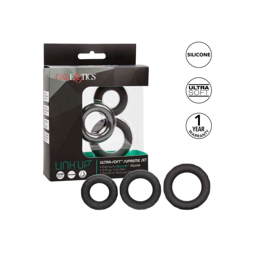 Link Up Ultra Soft Supreme Cock Ring Set