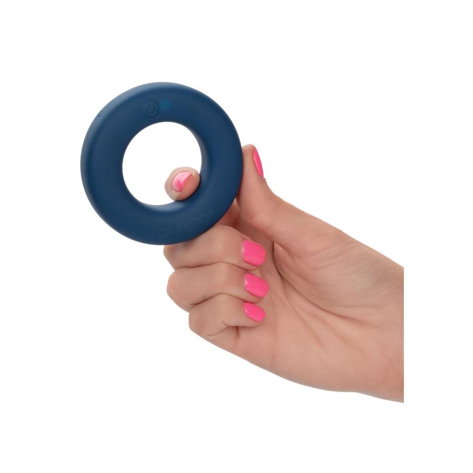 Link Up Optimum Vibrating Cock Ring Set Blue