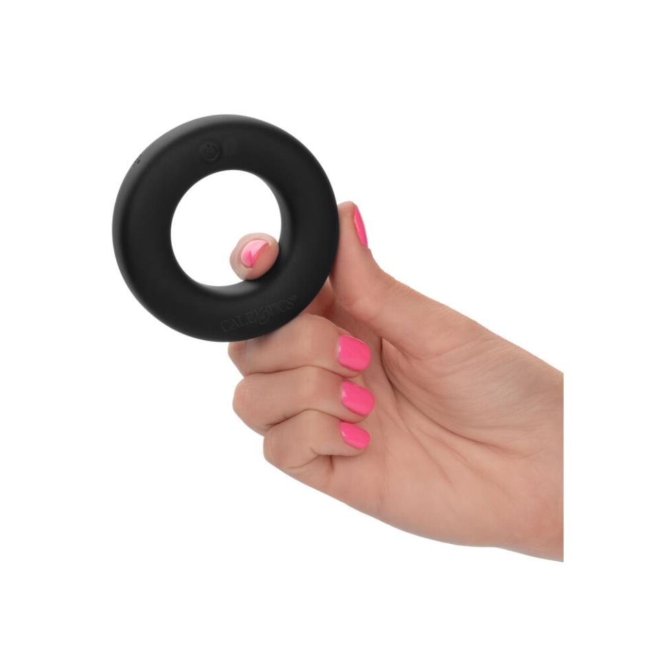 Link Up Optimum Vibrating Cock Ring Set Black