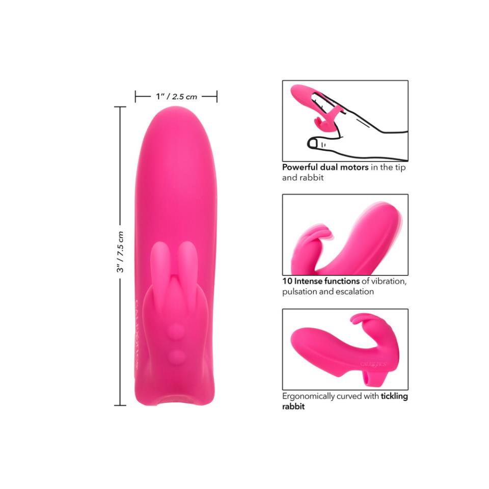 Marvelous Pleaser Rabbit Finger Vibrator