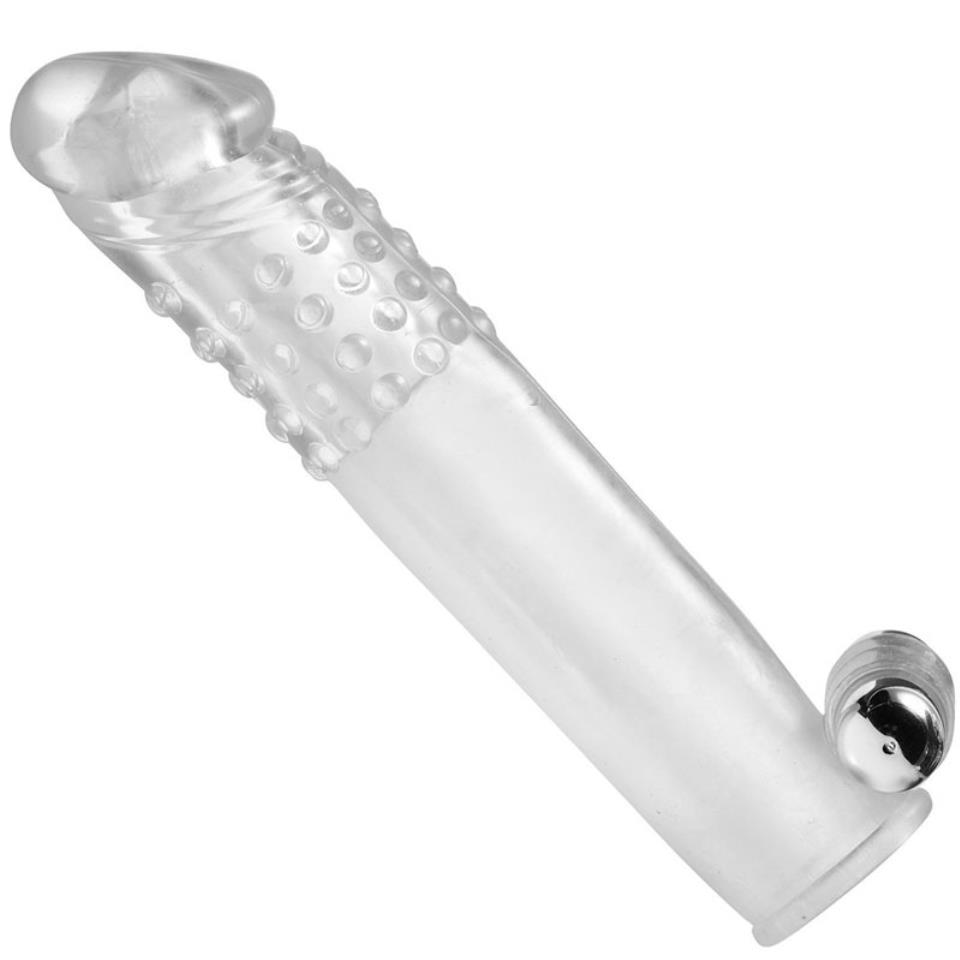 Size Matters Clear Vibrating Penis Sleeve