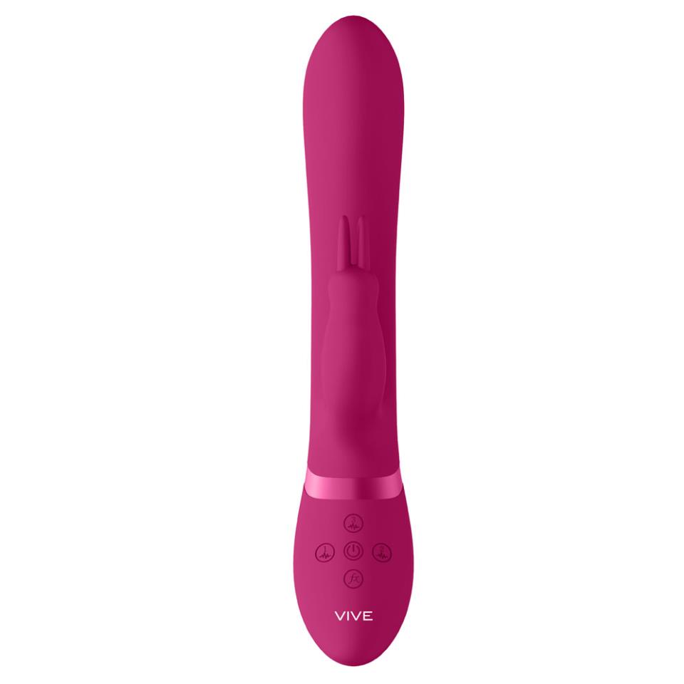 Vive Amoris Pink Rabbit Vibrator With Stimulating Beads