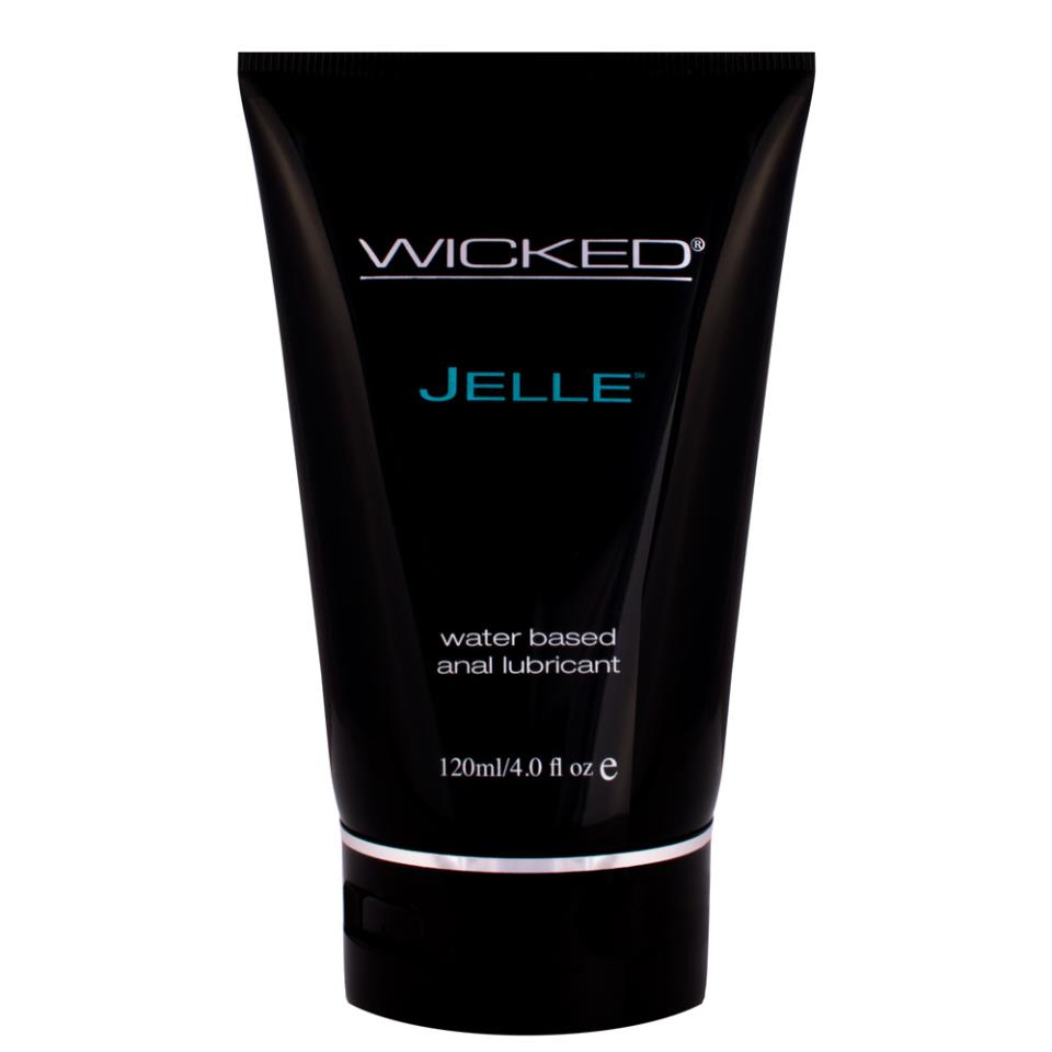 Wicked Jelle Water Based Anal Lubricant Unscented 120mls