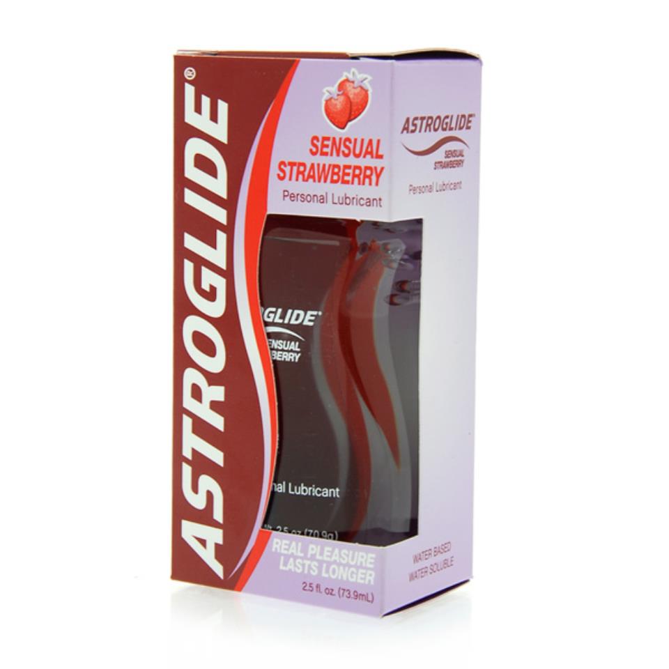 Astroglide Strawberry 2.5oz Lubricant