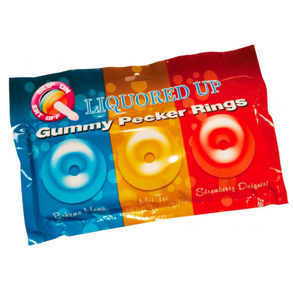 Liquored Up Gummy Pecker Cock Rings